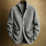 Gebreid Cardigan Heren met Knopen