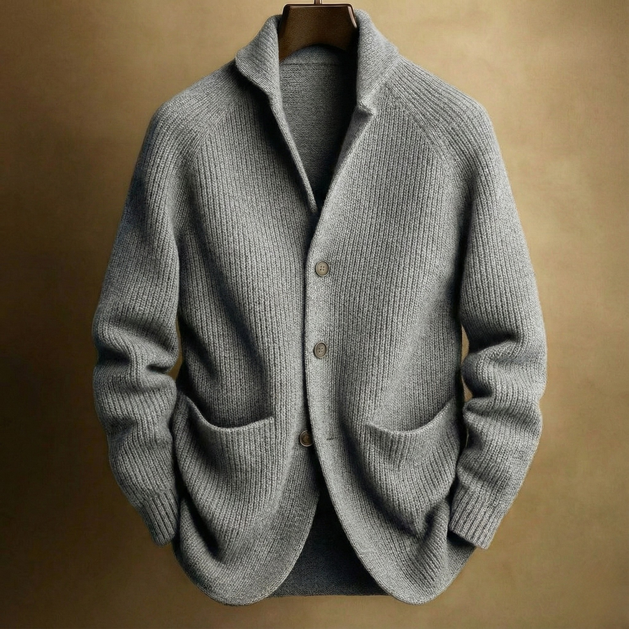 Gebreid Cardigan Heren met Knopen