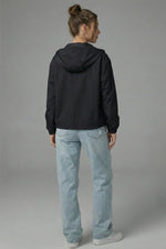 Tussenjas Dames Cropped met Capuchon