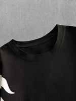 Shirt Heren met Patchwork Mouwen