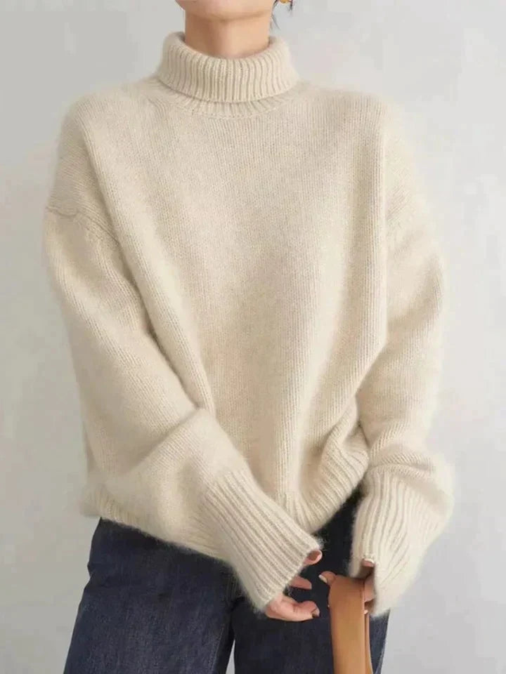 Coltrui Dames Oversized met Geribde Boorden