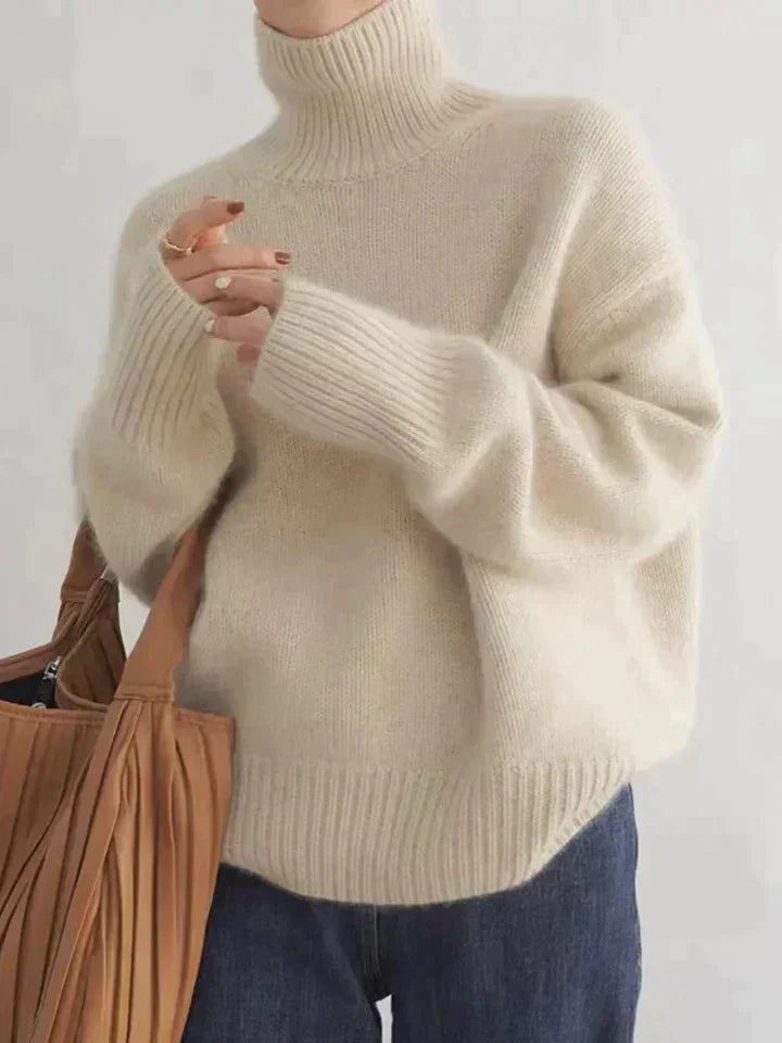 Coltrui Dames Oversized met Geribde Boorden
