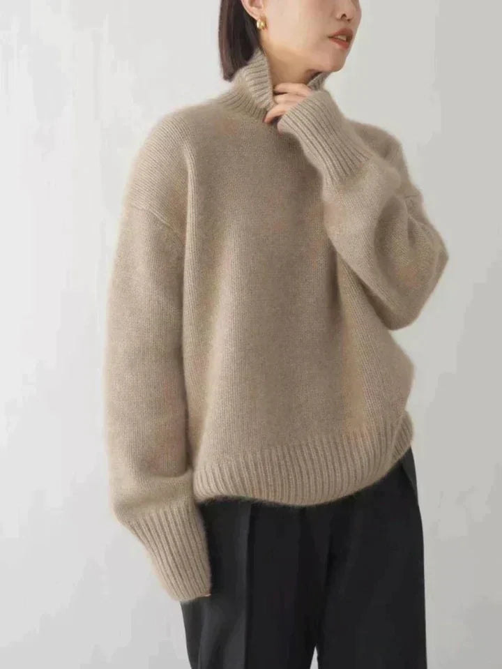 Coltrui Dames Oversized met Geribde Boorden