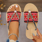 Boho zomer slippers Dames