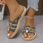 Boho zomer slippers Dames