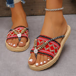 Boho zomer slippers Dames