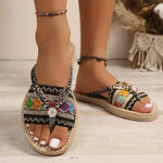 Boho zomer slippers Dames