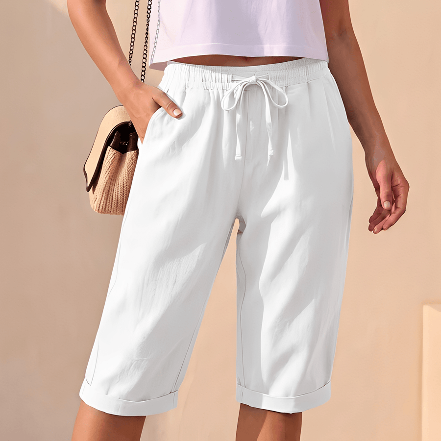 Losse zomer bermuda shorts dames