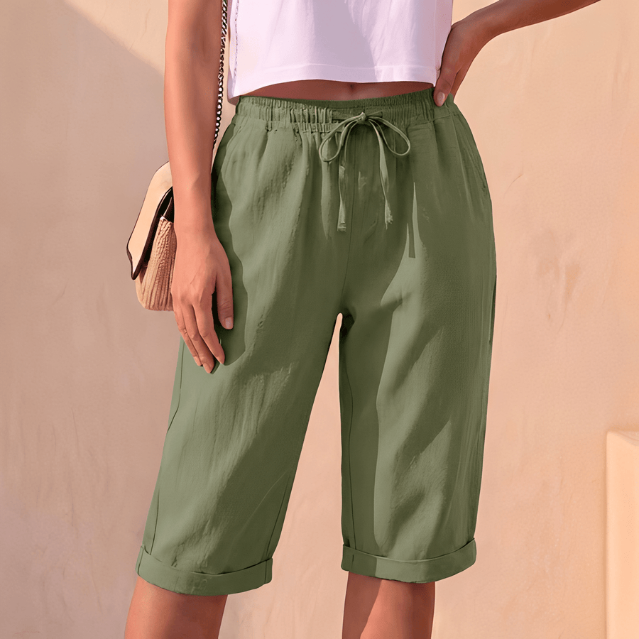 Losse zomer bermuda shorts dames
