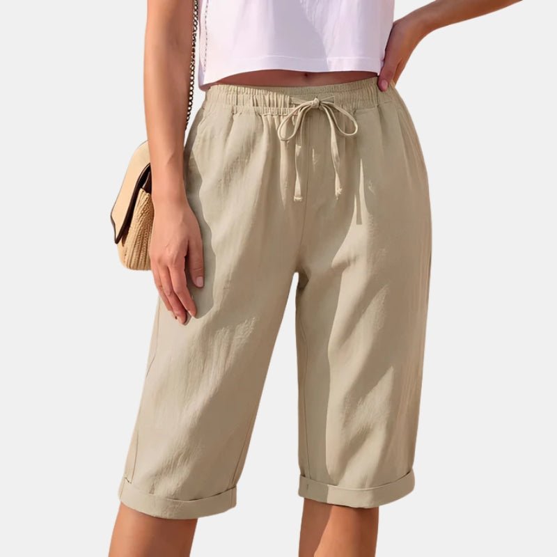 Losse zomer bermuda shorts dames