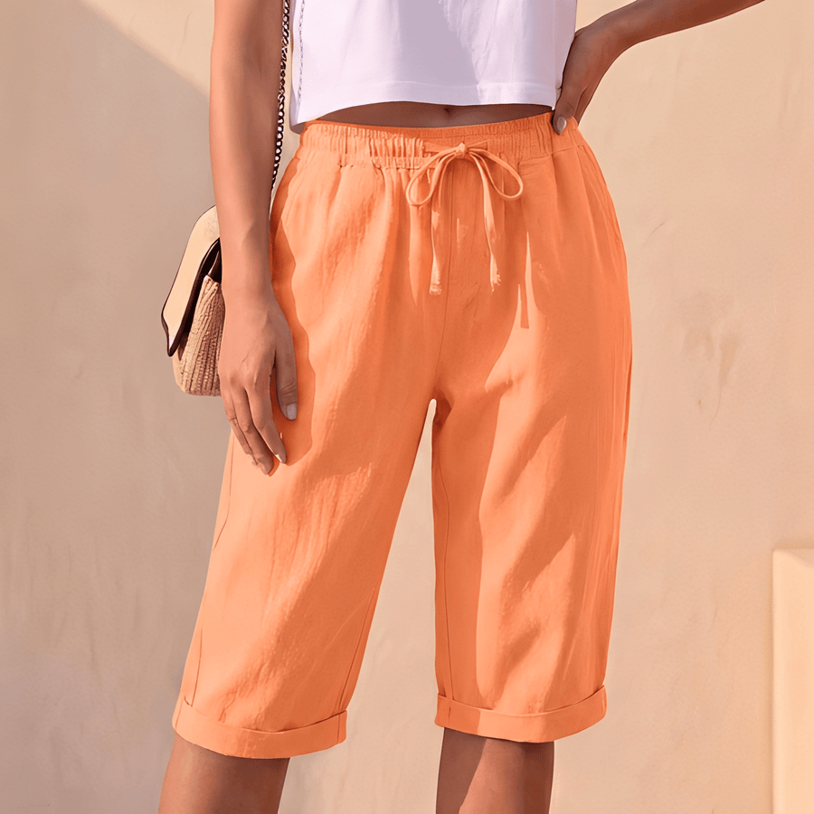Losse zomer bermuda shorts dames
