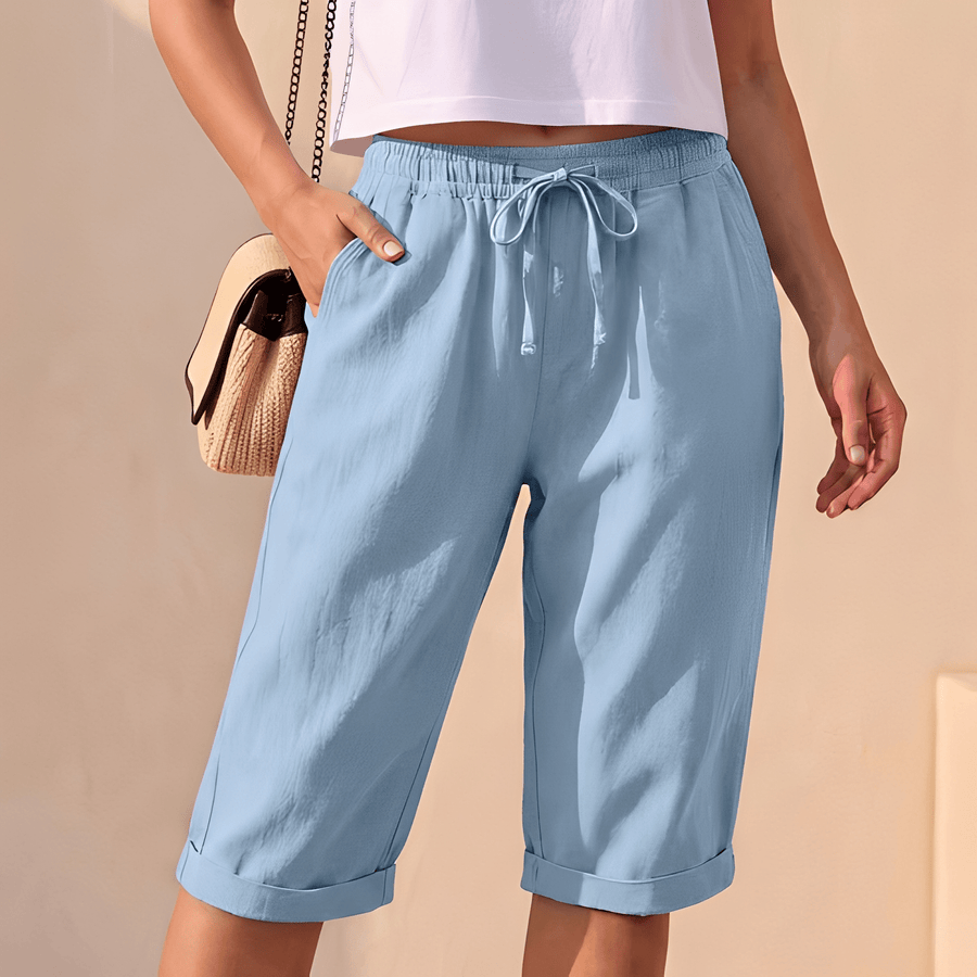 Losse zomer bermuda shorts dames