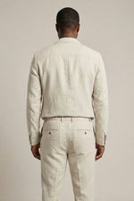 Tweedelige Zomer Set met Blazer en Pantalon Heren