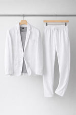 Tweedelige Zomer Set met Blazer en Pantalon Heren