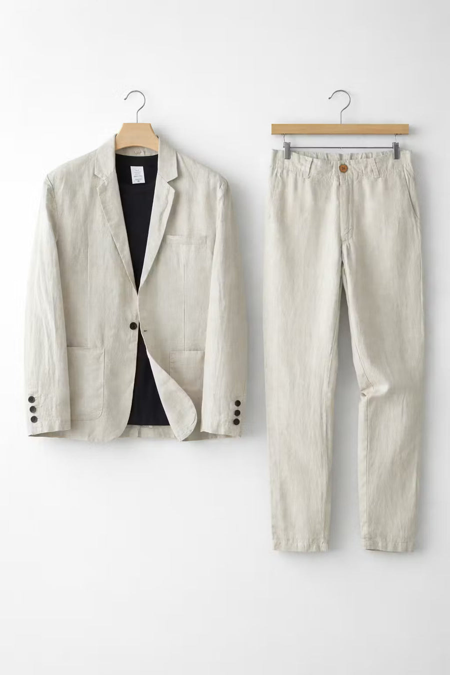 Tweedelige Zomer Set met Blazer en Pantalon Heren