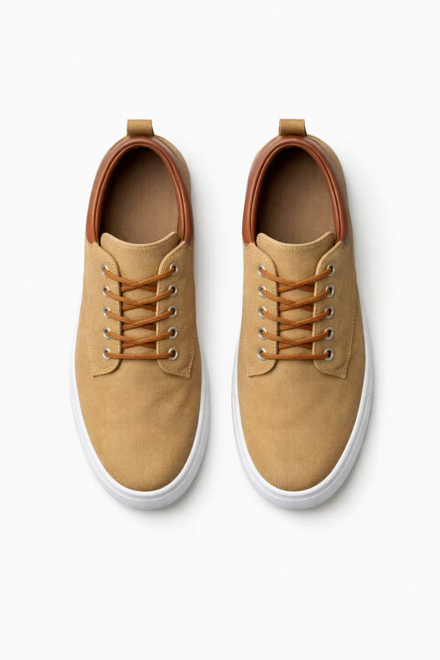 Canvas Sneakers met Veters Heren