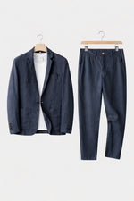 Tweedelige Zomer Set met Blazer en Pantalon Heren