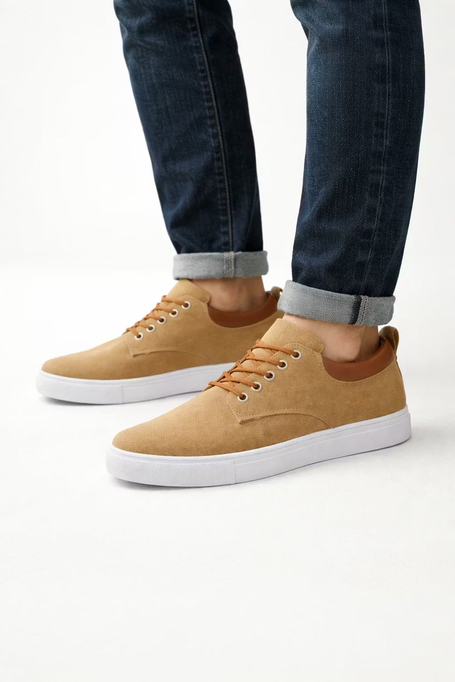 Canvas Sneakers met Veters Heren