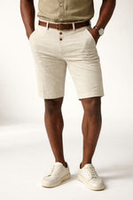 Linnen Chino Korte Broek Heren