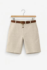 Linnen Chino Korte Broek Heren