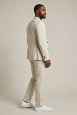 Tweedelige Zomer Set met Blazer en Pantalon Heren