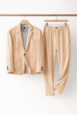 Tweedelige Zomer Set met Blazer en Pantalon Heren