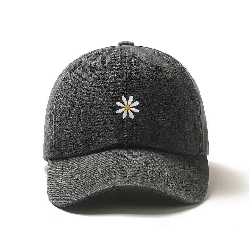 Pet met daisy borduursel Unisex