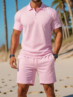 Tweedelige Zomerset met Polo en Korte Broek Heren