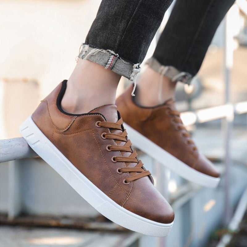 Lage Sneakers van PU Suede Heren