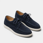 Derby Schoenen Heren Suède