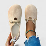 Instap sandalen met gevlochten band Dames