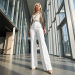 Pantalon met Wijde Pijpen Dames