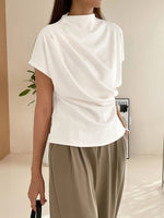 Top met gedrapeerde halslijn Dames