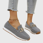Mocassins met gesp Dames