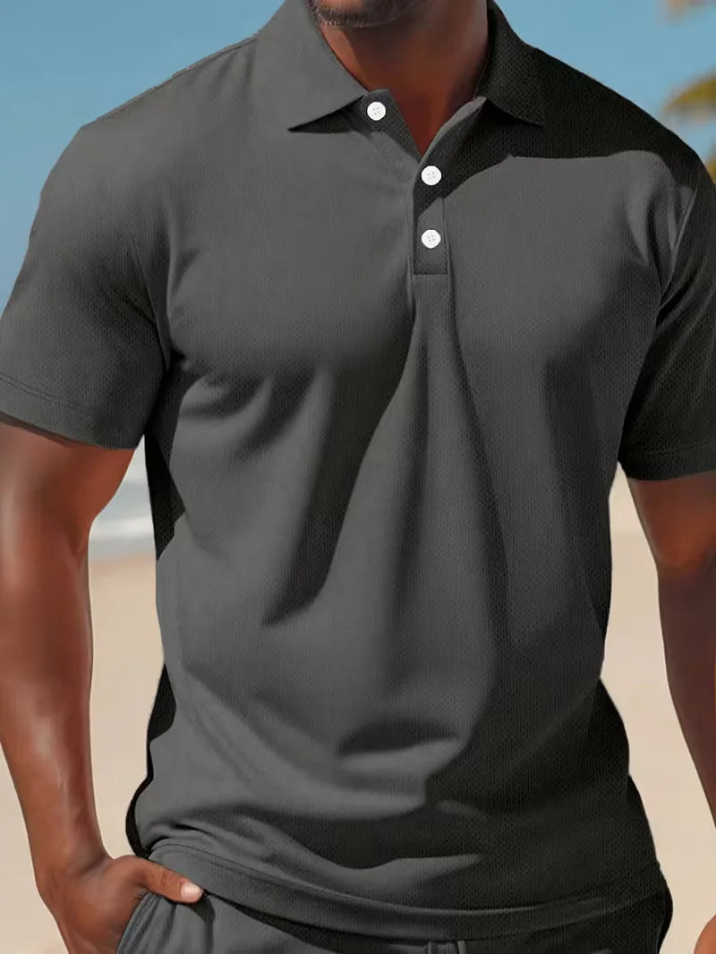 Zomer set met polo en korte broek Heren