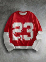 Shirt Heren met Patchwork Mouwen