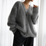 Oversized Vest Dames met V-hals