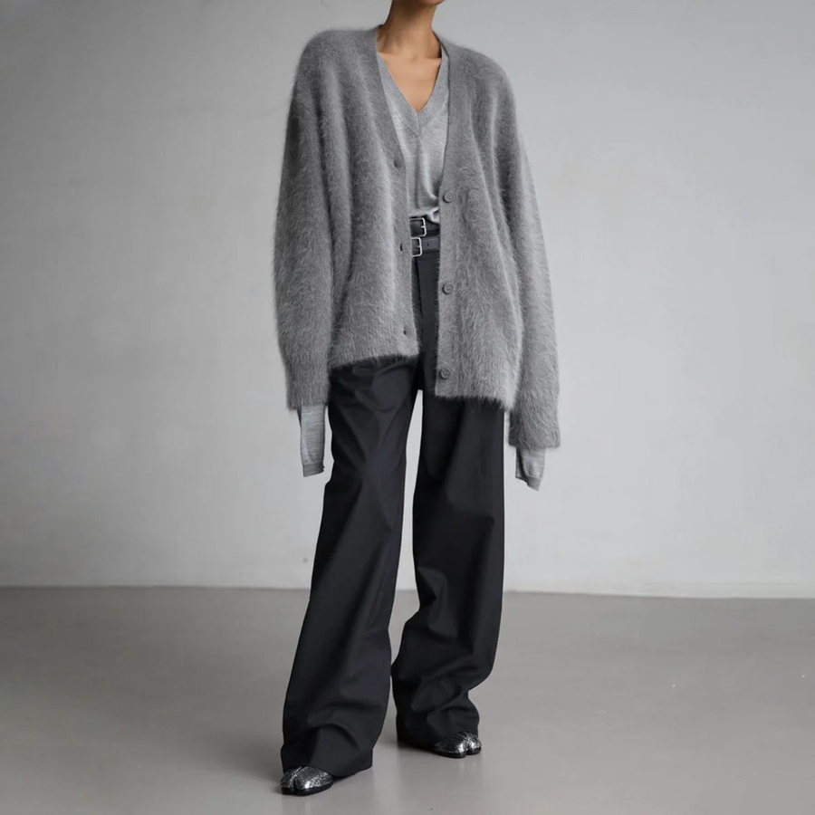 Oversized Vest Dames met V-hals