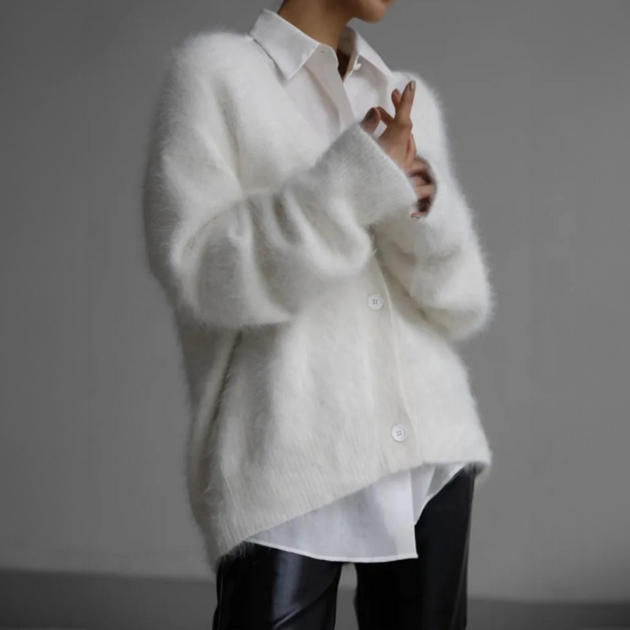 Oversized Vest Dames met V-hals