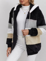 Teddy Vest Dames met Capuchon