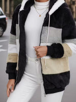 Teddy Vest Dames met Capuchon