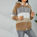 Teddy Vest Dames met Capuchon
