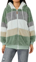 Teddy Vest Dames met Capuchon