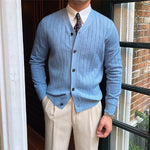 Cardigan heren met V-Hals
