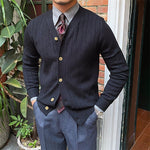 Cardigan heren met V-Hals