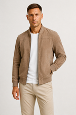 Heren Bomberjack Suede