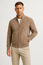 Heren Bomberjack Suede