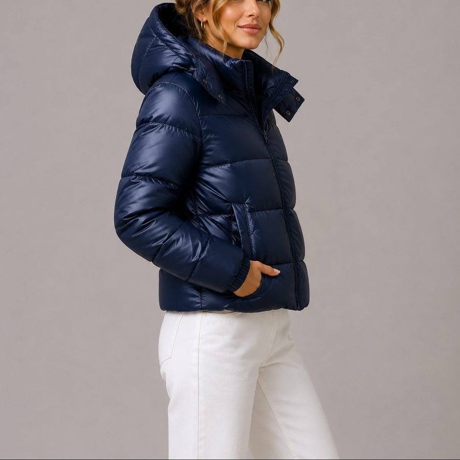 Puffer Jas Dames met Capuchon