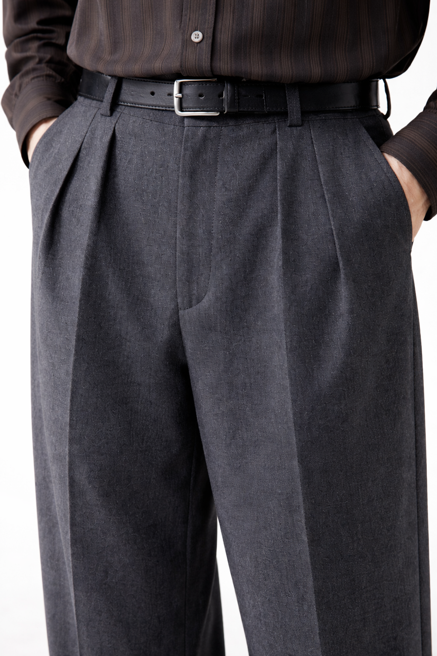 Pantalon met Wijde Pijpen Heren