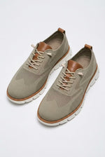 Mesh Sneakers met Veters Heren